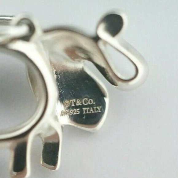 RARE, NEW!! Tiffany & Co. Sterling Silver Call of the Wild Elephant Necklace - Picture 6 of 6